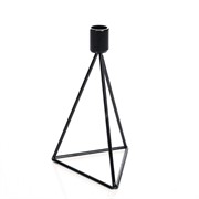 Подсвечник кованый Лофт чёрный на 1 свечу 607-54-B - фото 50083