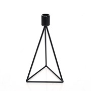 Подсвечник кованый Лофт чёрный на 1 свечу 607-54-B - фото 50084