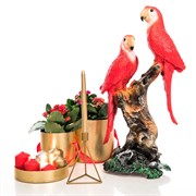 Подсвечник металл на 1 свечу Лофт золотой 607-55-G - фото 50086