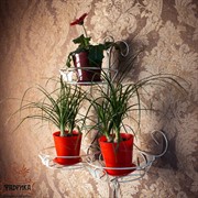 Подставка 14-613 настенная на 3 цветка - фото 5008