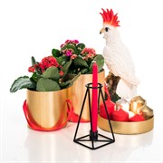 Подсвечник металл Лофт чёрный на 1 свечу 607-58-B - фото 50103