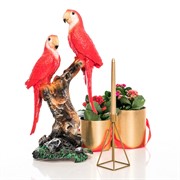 Подсвечник Треугольник настольный металлический золото 607-60-G - фото 50110