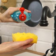 Губка бытовая с чистящим слоем 4шт - фото 50159