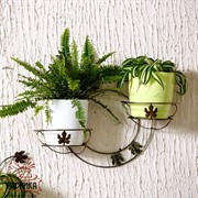 Подставка 15-112 настенная на 2 цветка - фото 5034