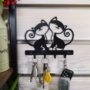 Ключница настенная металл Котята 701-002B - фото 50787