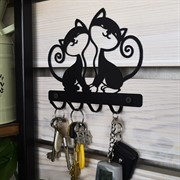 Ключница настенная металл Котята 701-002B - фото 50788