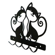 Ключница настенная металл Котята 701-002B - фото 50790