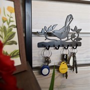 Ключница металлическая настенная Птичка на ветке 701-008 - фото 50819