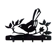 Ключница металлическая настенная Птичка на ветке 701-008 - фото 50820