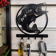 Ключница настенная Рыба металл 701-009 - фото 50823