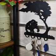 Ключница настенная для прихожей Медведь 701-012 - фото 50836