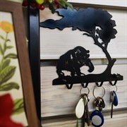 Ключница настенная для прихожей Медведь 701-012 - фото 50838