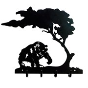 Ключница настенная для прихожей Медведь 701-012 - фото 50839