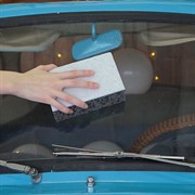 Губка автомобильная с абразивным слоем - фото 50853