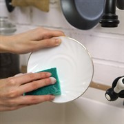 Губка бытовая Стандарт с чистящим слоем 10шт - фото 50857