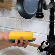 Губка бытовая Супер с чистящим слоем 10шт - фото 50859