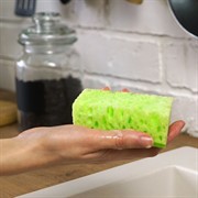 Губка бытовая Королевская лилия с чистящим слоем 5шт - фото 50867