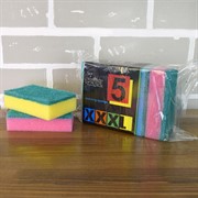 Губка бытовая Гранд с чистящим слоем 5шт - фото 50883