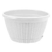 Кашпо подвесное 4,5л белый - фото 51609