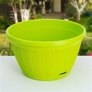 Кашпо подвесное 4,5л фисташковый - фото 51614