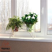 Подставка кованая 14-902 на 2 цветка - фото 5196