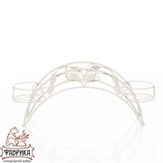 Подставка на подоконник на 3 цветка металл 14-903 - фото 5200