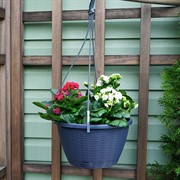 Кашпо подвесное 4,5л антрацит - фото 52224