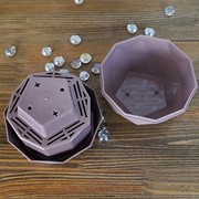 Кашпо Топаз 0,45л мокко - фото 52312