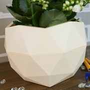 Кашпо Топаз 2,5л желтый - фото 52322