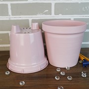 Кашпо Терра 2,35л бежево-розовый - фото 52328