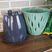 Кашпо Вдохновение 7,5л нефрит - фото 52346