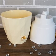 Кашпо Соло Руби 3л желтый - фото 52351