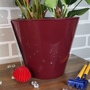 Кашпо Классика 5л бордо - фото 52358