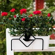 Кронштейн для балконного ящика Птичка длина 29см металл 203-001 - фото 52494