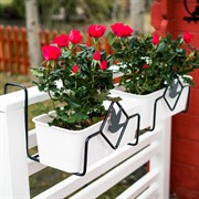 Кронштейн для балконного ящика Птичка длина 29см металл 203-001 - фото 52497