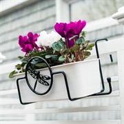 Подставка балконная для ящика на перила Стрекоза длина 50см металлическая 203-003 - фото 52515