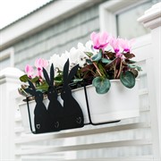 Кронштейн для балконного ящика Зайцы длина 48см металл 203-007 - фото 52547