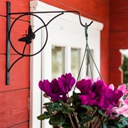 Кронштейн настенный для цветов Бабочка длина 30см металл 52-026 - фото 52570