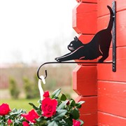 Кронштейн настенный Кошка для растений длина 29см металл 201-001B - фото 52586 Кронштейн настенный Кошка для растений длина 29см металл 201-001B - фото 52586