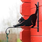 Кронштейн настенный Кошка для растений длина 29см металл 201-001B - фото 52587 Кронштейн настенный Кошка для растений длина 29см металл 201-001B - фото 52587