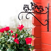 Кронштейн для подвесного кашпо Совята настенный длина 35см металл 201-009B - фото 52605