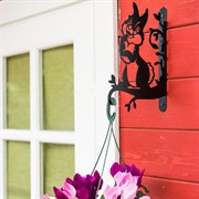 Кронштейн настенный Зайчик для растений длина 28см металл 201-013B - фото 52621