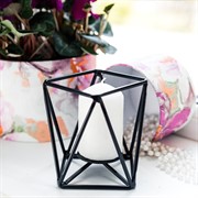 Подсвечник металлический Лофт под 1 свечу 607-40-B - фото 52639