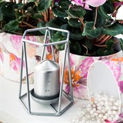 Подсвечник Лофт металл серебряный под 1 свечу 607-46-S - фото 52650