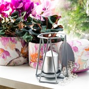 Подсвечник Лофт металл серебряный под 1 свечу 607-46-S - фото 52651