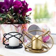 Подсвечник Сфера под 1 свечу чёрный металл 607-48-B - фото 52659