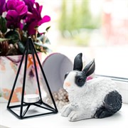 Подсвечник металл Треугольник чёрный на 1 свечу 607-50-B - фото 52667