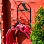 Кронштейн для садового шланга черный металлический Стрекоза 802-010B - фото 52807