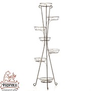 Цветочница напольная Классика на 9 цветов высота 172см металл 19-019 - фото 5298