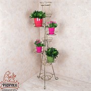 Цветочница напольная Классика на 9 цветов высота 172см металл 19-019 - фото 5299